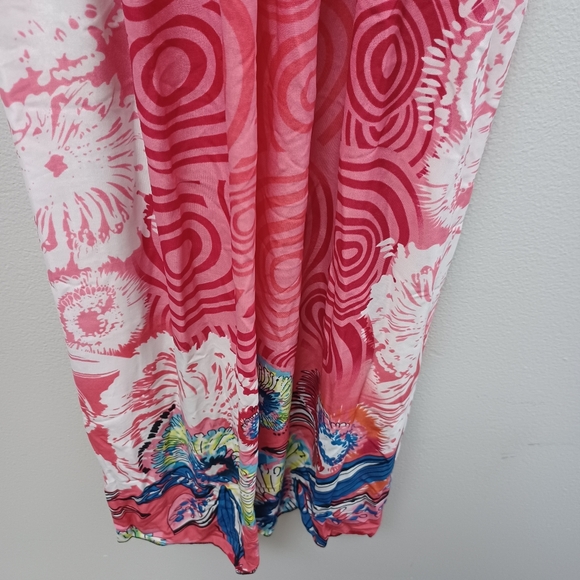Maxi dress colorful floral print XXL - Picture 2 of 11